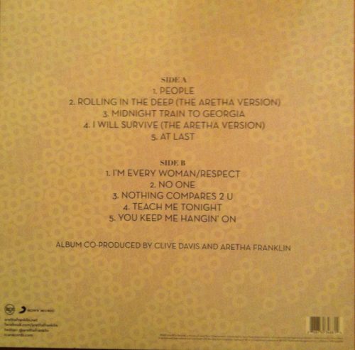 Aretha Franklin – Sings The Great Diva Classics (LP) - Image 2
