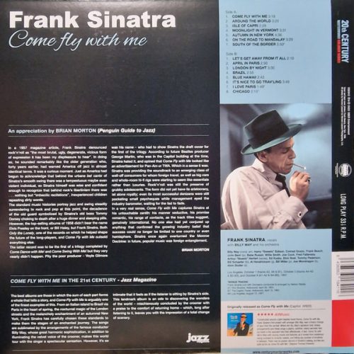 Frank Sinatra – Come Fly With Me (Coloured LP) - Image 4
