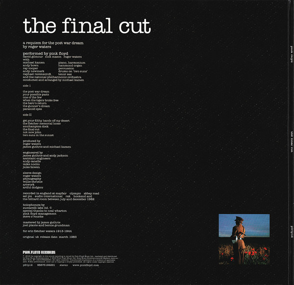 Pink Floyd - Final Cut - Reissue (LP) - Image 2