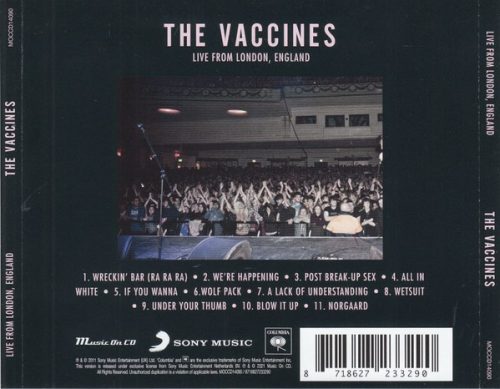 Vaccines, The-Live From London, England (CD) - Image 3