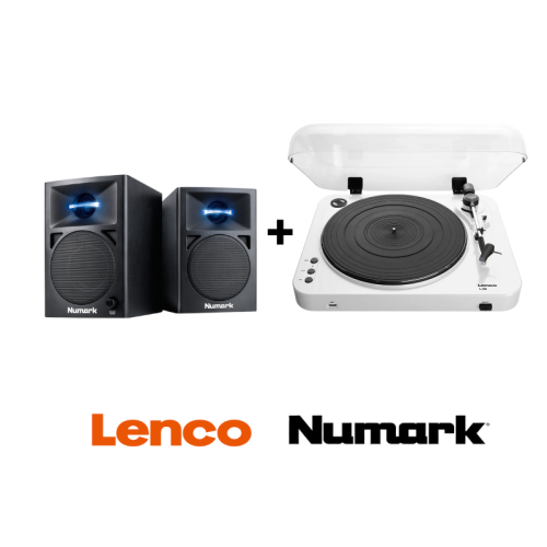 Set Gramafon Lenco LS 85 + Bokse Aktive Numark N Wave 360