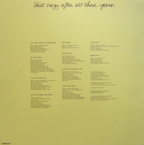 Simon, Paul-Still Crazy After All these Years (LP) - Image 2