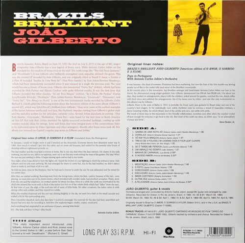 Gilberto, Joao-Brazil's Brilliant (LP) - Image 2