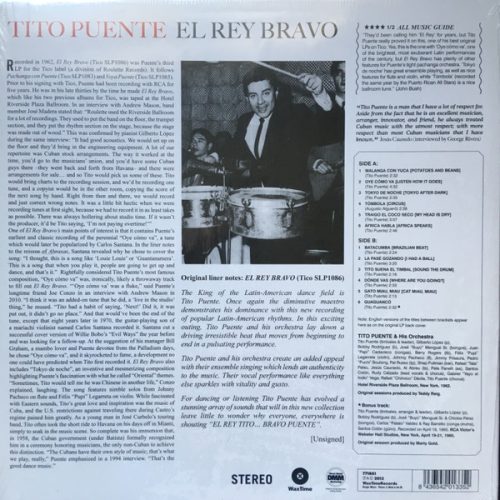 Tito Puente -El Rey Bravo  (1 LP) - Image 2