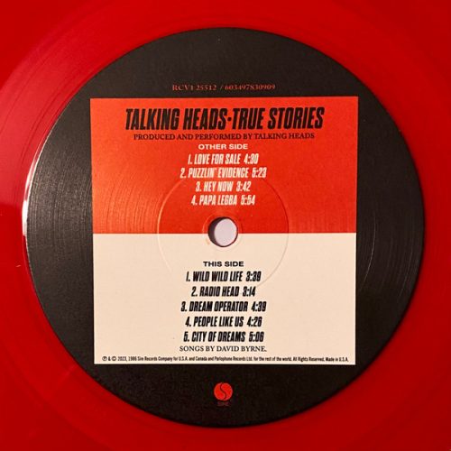 Talking Heads-True Stories (LP) - Image 3
