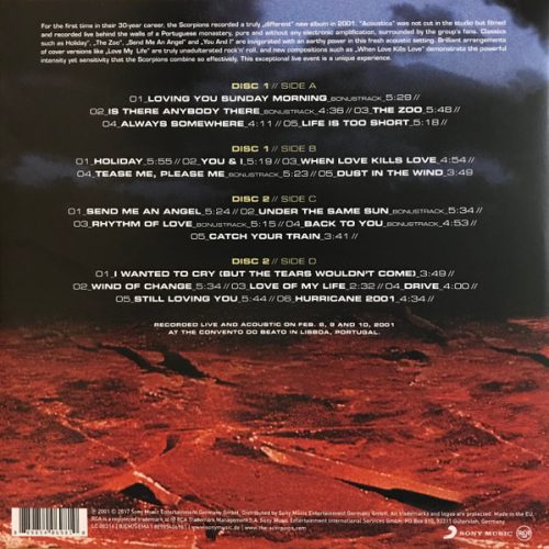 Scorpions-Acoustica  (2-LP) - Image 2