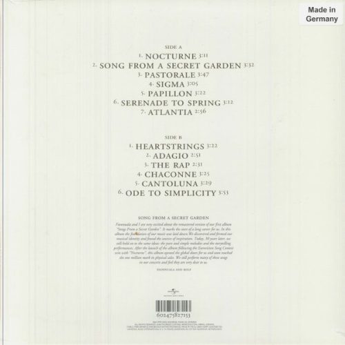 Secret Garden-Songs From A Secret Garden (LP) - Image 2