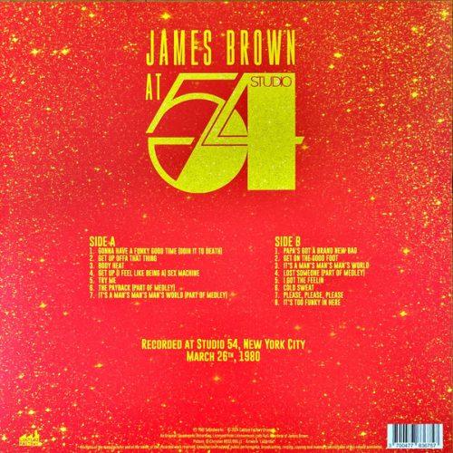 James Brown-At Studio 54 ( Colored LP) - Image 2