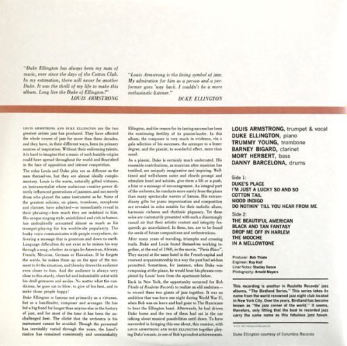Armstrong,l. & Ellington -Together For The First Time (LP) - Image 2