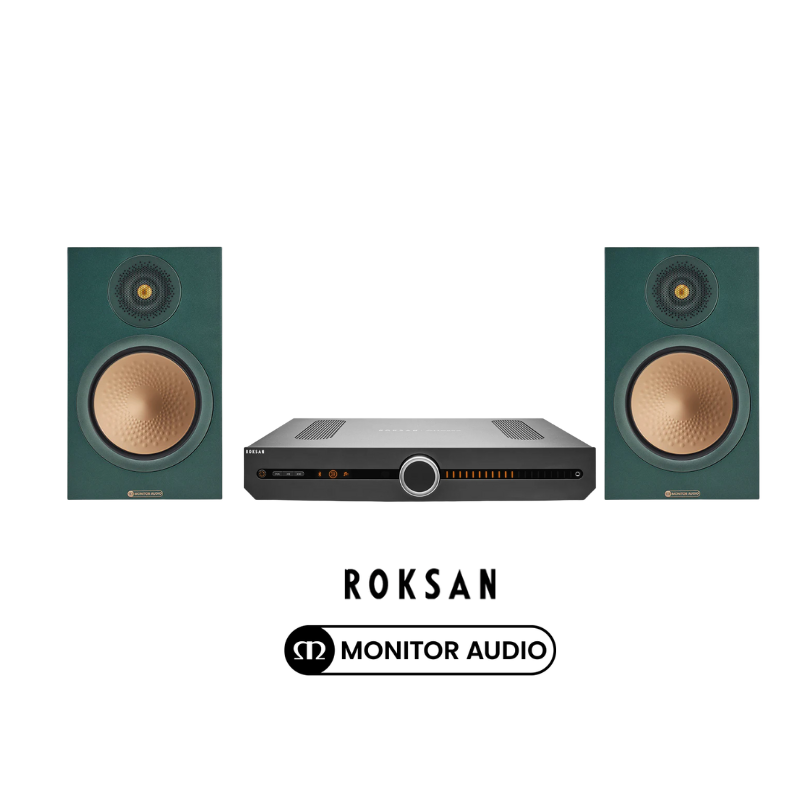 Amplifikator Roksan Attesa + Bokse Monitor Audio Silver Heritage