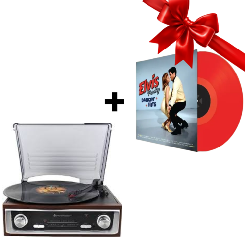 Gramafon "all in one" me radio dhe Bluetooth + album nga Elvis Presley !