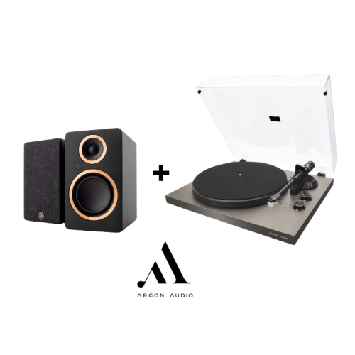 Argon Audio (Set) Gramafon TTMk2 i zi + Bokse Aktive Fenris 4 Bk