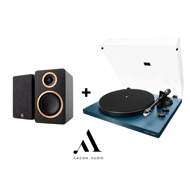 Argon Audio (Set) Gramafon TTMk2 Blu+ Bokse Aktive Fenris 4 Bk