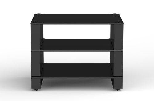 BLOK STAX2G 3 Shelf Black Glass