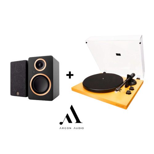 Argon Audio (Set) Gramafon TTMk2 elam + Bokse Aktive Fenris 4 Bk