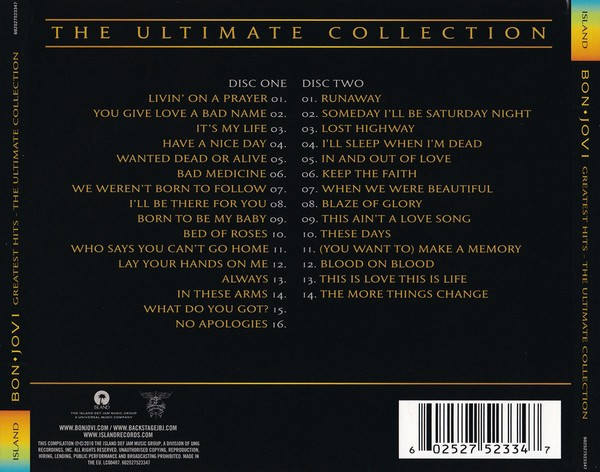 Bon Jovi - Bon Jovi Greatest Hits (CD) - Image 2