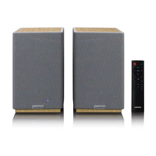 Lenco SPB-241WDGY Wood Bokse Aktive me BT (cift)