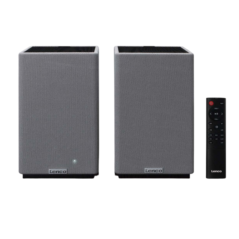Lenco SPB-241BKGY Wood Bokse Aktive me BT (cift)