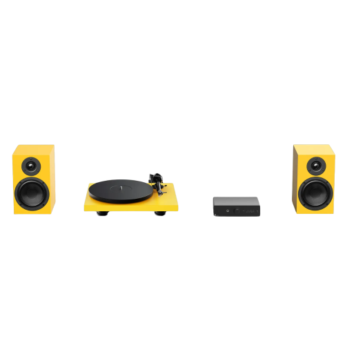 SET Pro-Ject Colourful Audio System E (Satin Yellow)